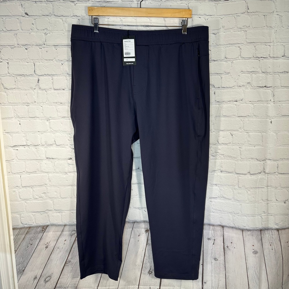 NEW Public Rec Daymaker Pants Stone Grey Mens 40/28 Stretch Chino Jogger